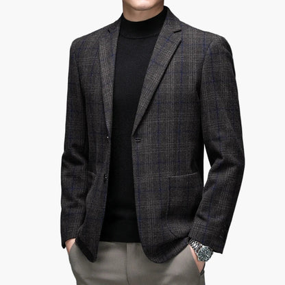 Herren Business Freizeit Sakko Slim Fit – Eleganter Blazer für Büro und Alltag