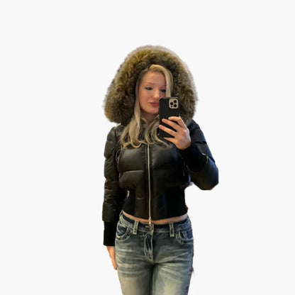 Damen Winter Steppjacke mit Kapuze – Modisch, Warm & Vielseitig für Alltag und Outdoor