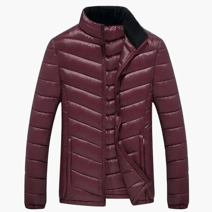 Herren Steppjacke Winter Daunenoptik Plus Size, Casual Outdoorjacke für Alltag und Freizeit