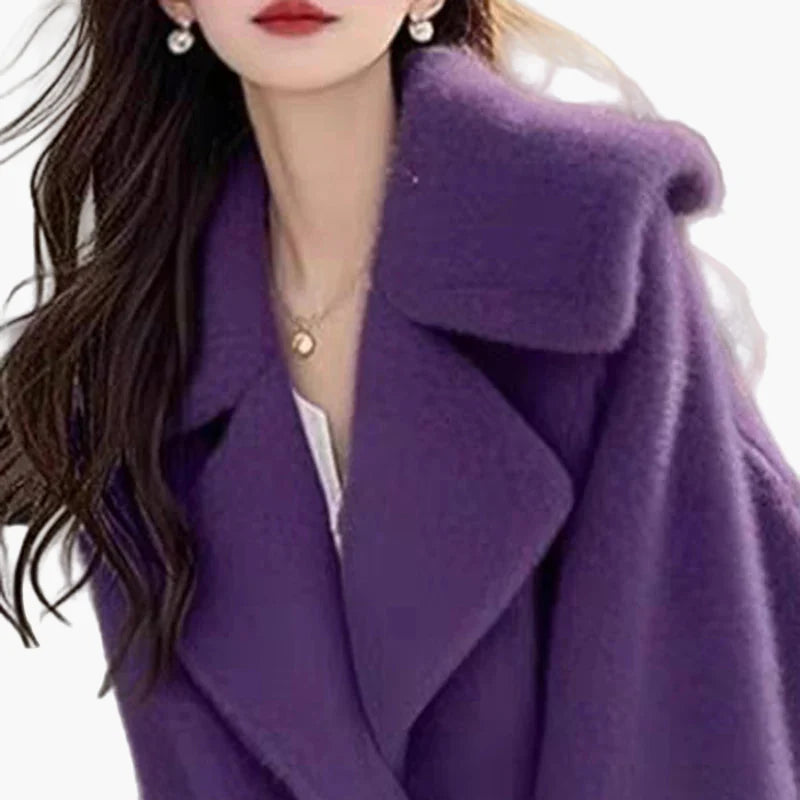 Damen Oversize Mantel Modern Stil für Alltag und Büro