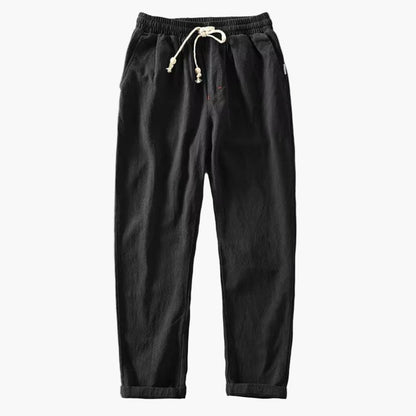 Herren Relaxed Fit Japanische Freizeithose – Komfortable Jogger für Alltag, Reisen & Freizeit