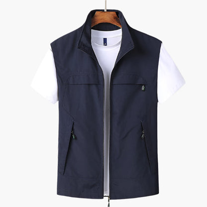 Herren Outdoor Weste – Moderne ärmellose Freizeitweste für Alltag, Reisen & Outdoor