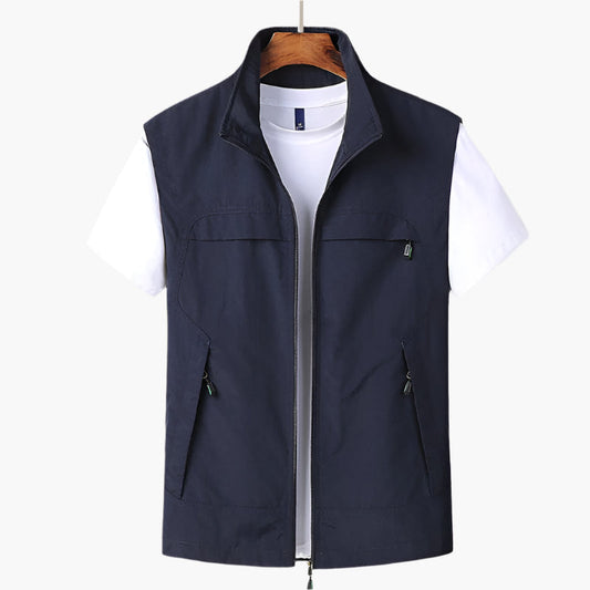 Herren Outdoor Weste – Moderne ärmellose Freizeitweste für Alltag, Reisen & Outdoor