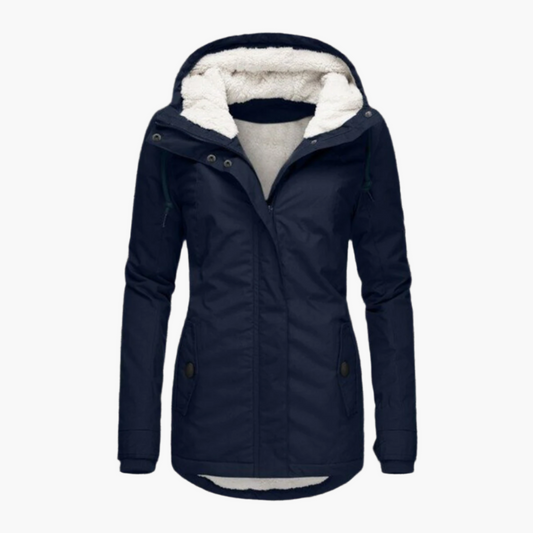 Damen Winter Parka Sherpa-Hoodie – Stilvoller, warmer Outdoor Mantel für kalte Tage