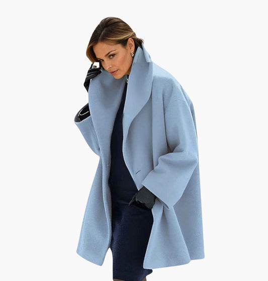 Damen Oversize Mantel mit großem Revers – Eleganter Business & Alltagsstil