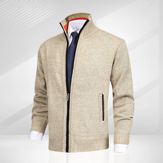 Herren Strickjacke mit Reißverschluss – Stilvolles Freizeit- und Business-Outfit
