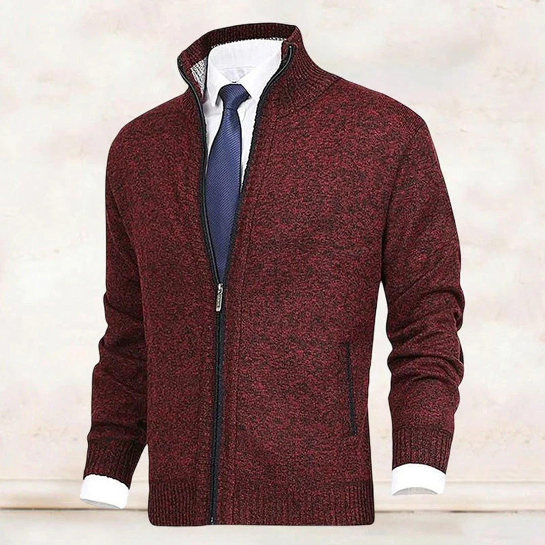 Herren Strickjacke mit Reißverschluss – Stilvolles Freizeit- und Business-Outfit