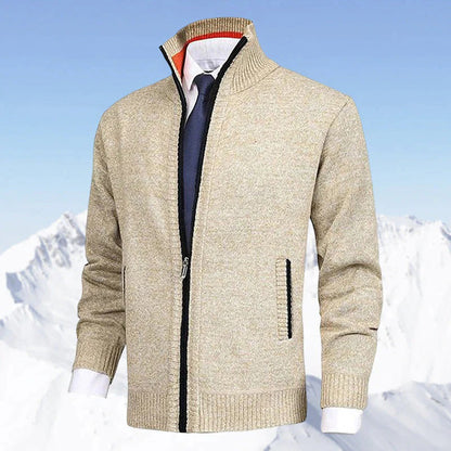 Herren Strickjacke mit Reißverschluss – Stilvolles Freizeit- und Business-Outfit