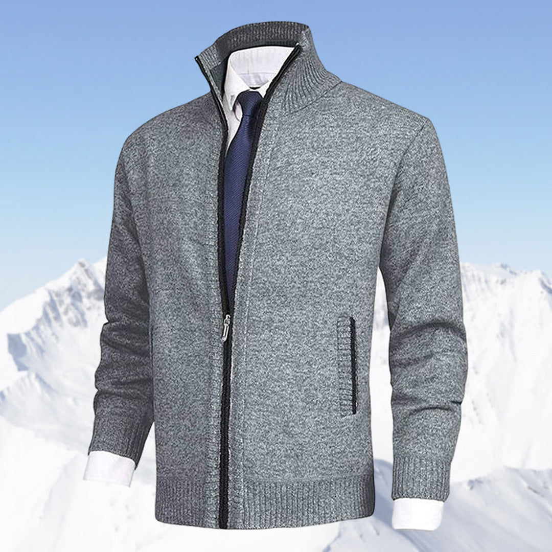 Herren Strickjacke mit Reißverschluss – Stilvolles Freizeit- und Business-Outfit