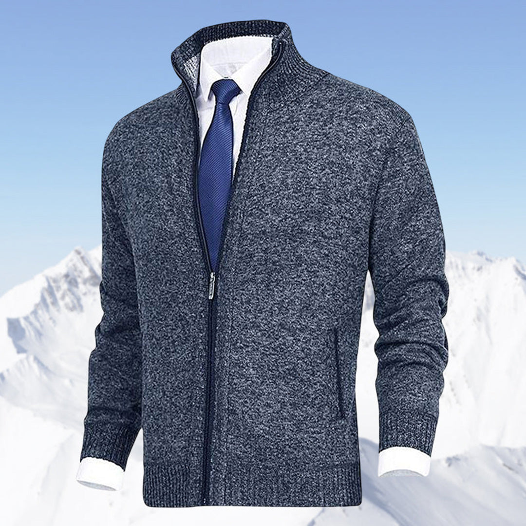 Herren Strickjacke mit Reißverschluss – Stilvolles Freizeit- und Business-Outfit