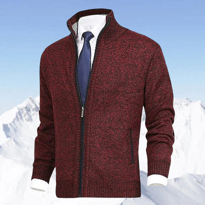 Herren Strickjacke mit Reißverschluss – Stilvolles Freizeit- und Business-Outfit