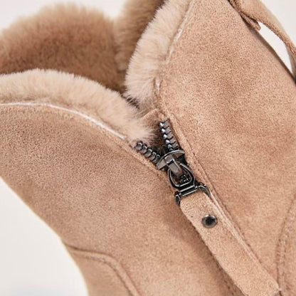 Damen Winterstiefel mit Warmfutter – Modische, wasserdichte Outdoor Boots für kalte Tage