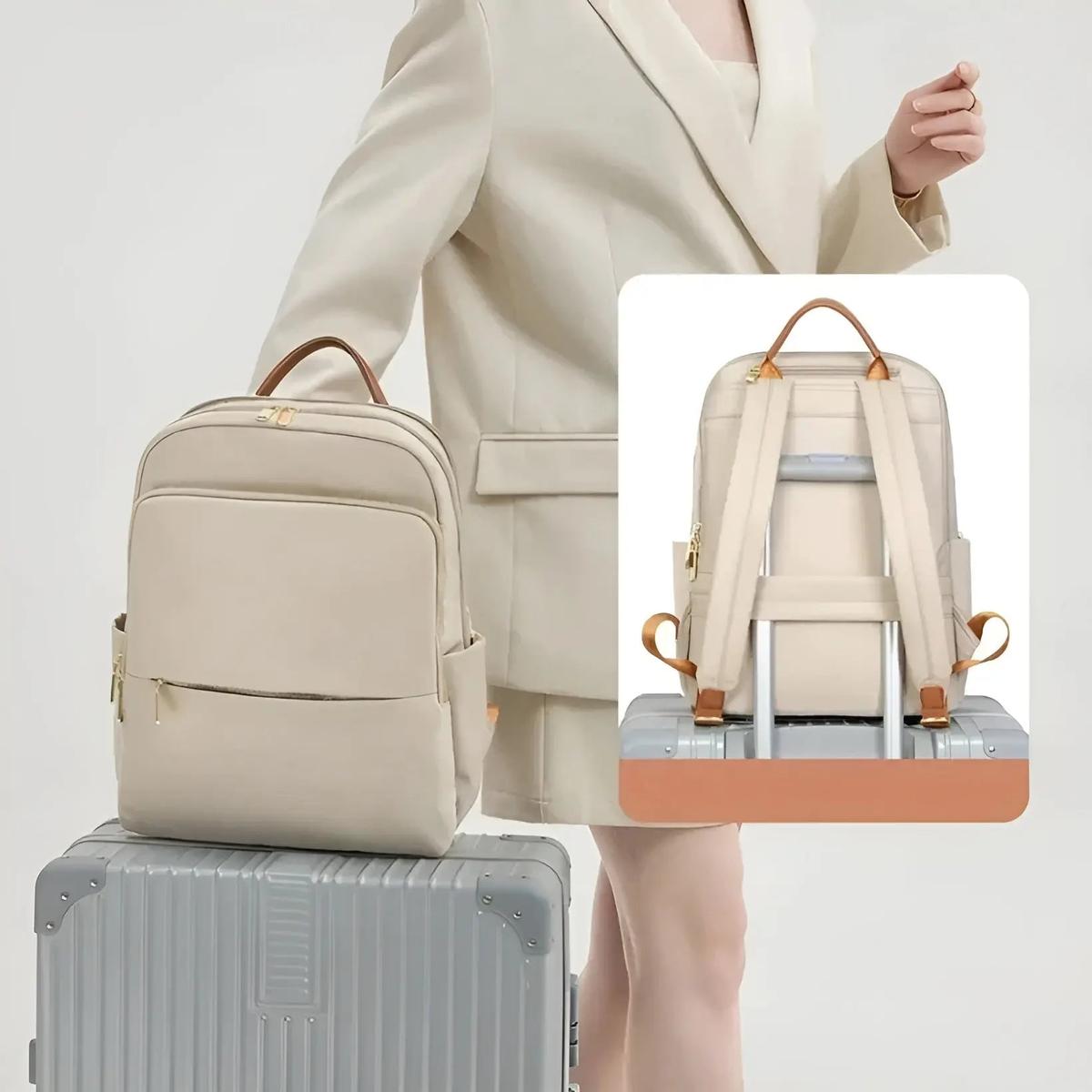 Damen Rucksack – Eleganter Business & Freizeit Daypack mit Laptopfach und smartem Design