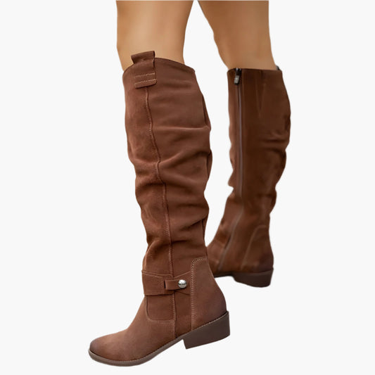 Damen Stiefel Kniehoch Modisch & Bequem für Alltag und Büro