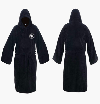 Herren Star Wars Bademantel mit Kapuze – Jedi & Sith Cosplay Robe für Zuhause & Kostüm