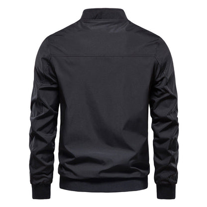 Leichte Herren Sommerjacke – Atmungsaktive Jacke für warme Tage mit Reißverschluss