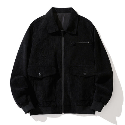 Calvin – Herren Cordjacke im japanischen Stil