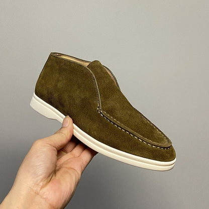 Calvin – Retro Flache Knöchellange Herrenslipper