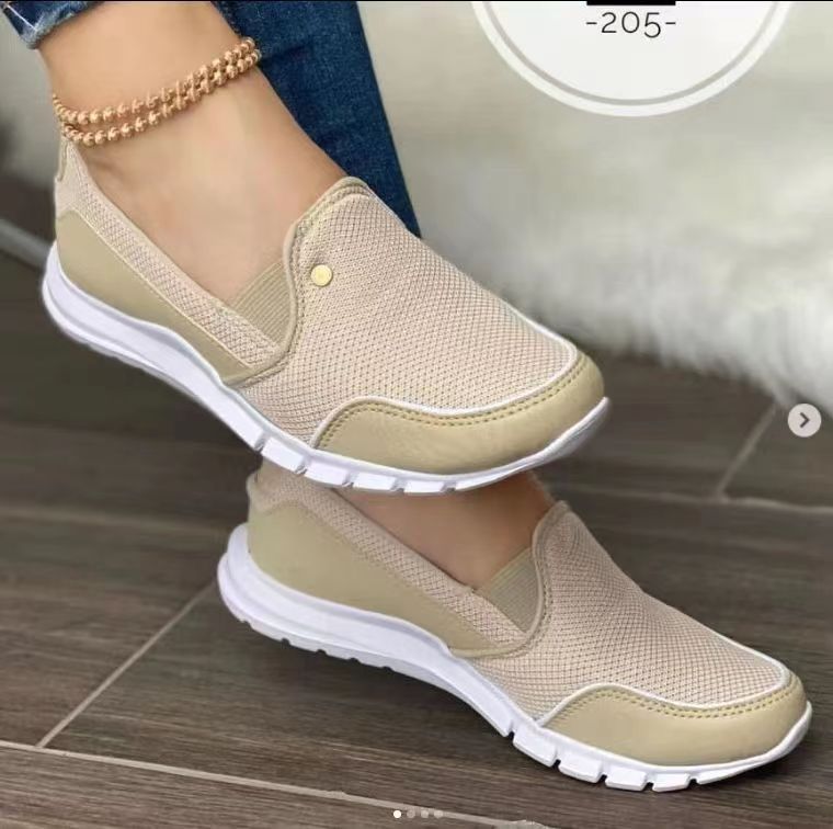 Damen Slip-On Freizeitschuhe – Bequeme atmungsaktive Sneakers für Alltag und Freizeit