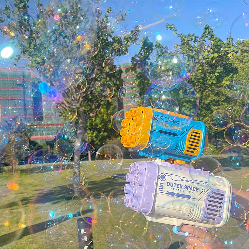 Kinder Bubble Gun Bazooka – Elektrische Seifenblasenmaschine