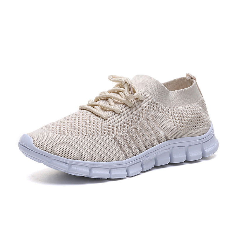 Rachael – Atmungsaktive Damenflachschuhe aus veganem Strick