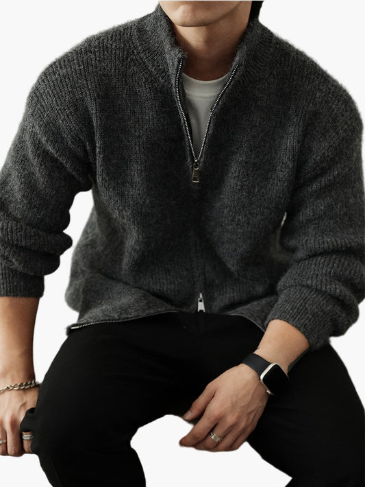 Herren Strickjacke mit Reißverschluss – Lässiger Stil für jede Jahreszeit