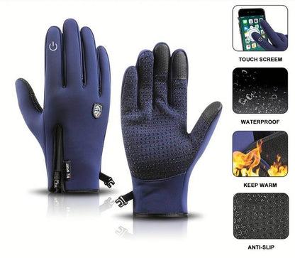 Herren Winter Outdoor Handschuhe – Winddicht & Wasserdicht, Ideal für Sport & Alltag