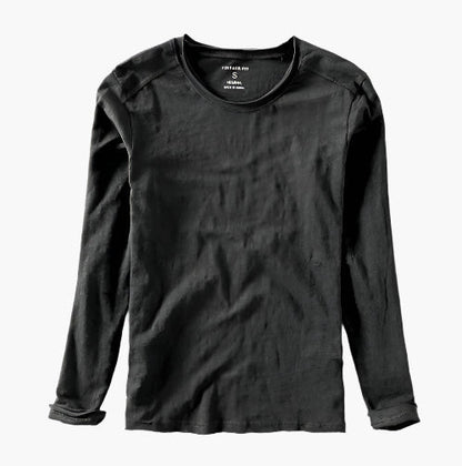 Herren Langarmshirt mit Layer-Look und V-Ausschnitt – Modernes Freizeitshirt für den Alltag