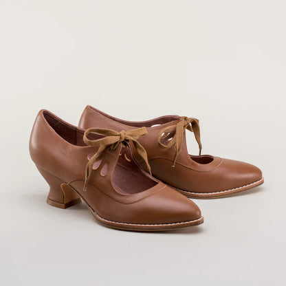 Stephanie – Elegante Schnürstiefeletten mit hohem Absatz