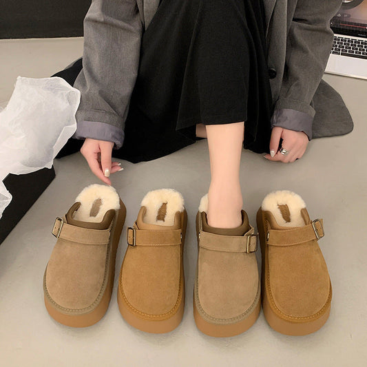 Tamara – Furry Hausschuhe mit dicker Sohle