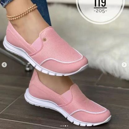 Damen Slip-On Freizeitschuhe – Bequeme atmungsaktive Sneakers für Alltag und Freizeit