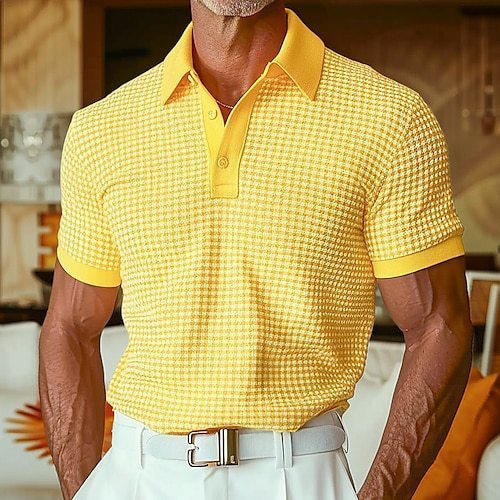 Ernest – Kurzärmliges Herren-Polohemd in Weiß