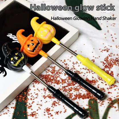 Halloween Leuchtender Handkurbelstab für Kinder – Party- und Dekorationsspaß