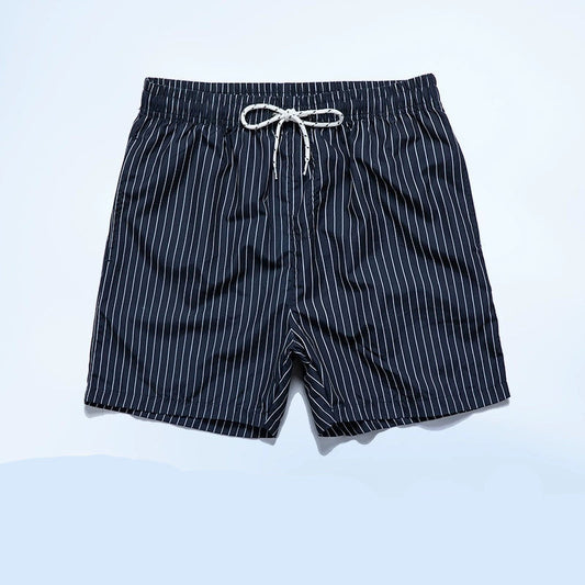 Herren Bade- und Freizeitshorts mit Streifenmuster – Komfortable Strandshorts für Alltag & Urlaub