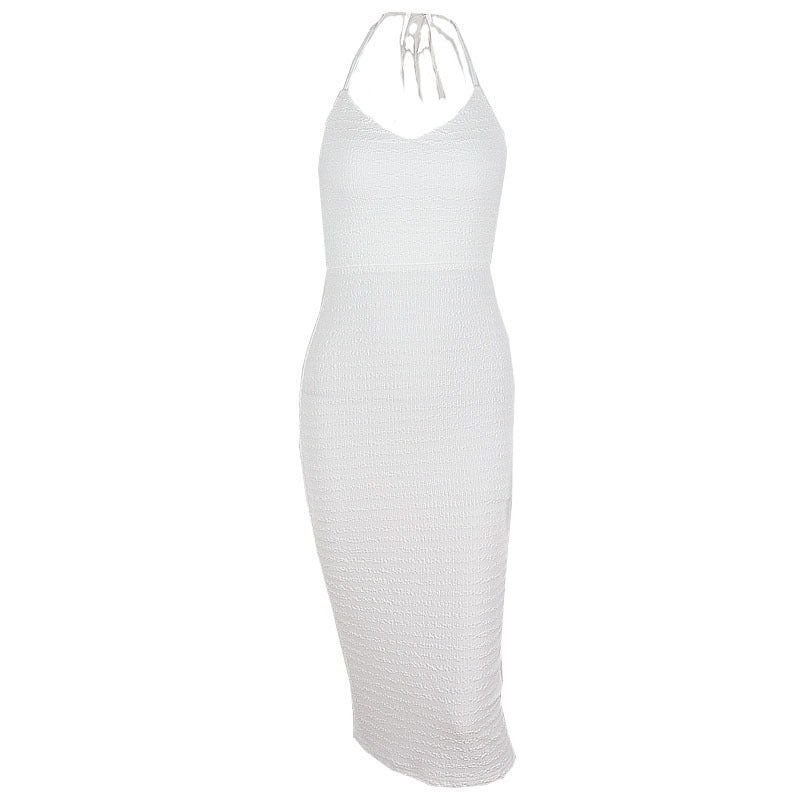 Natasha – Midikleid mit Spitzen-Schlitz