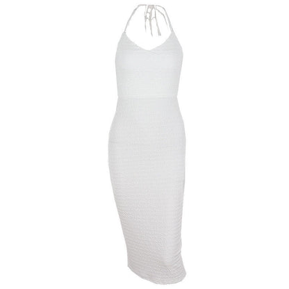 Natasha – Midikleid mit Spitzen-Schlitz