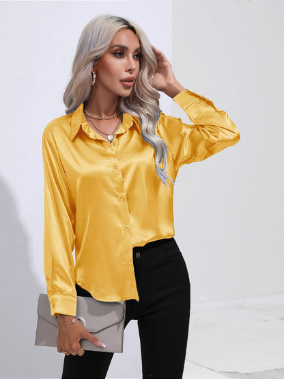 Pamela – Satin Hemd für Damen