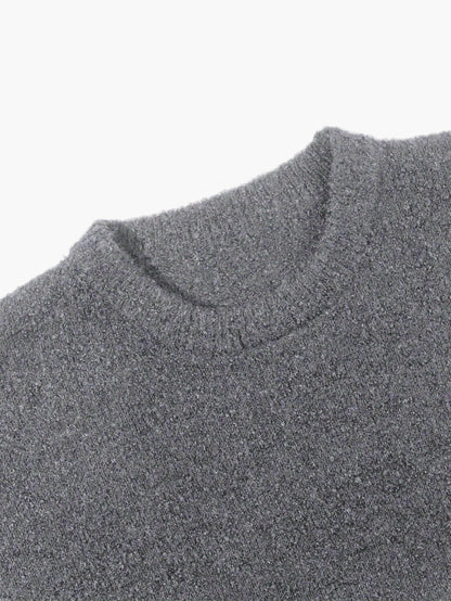 Herren Streetstyle Pullover mit Buchstaben-Detail und lockerem Schnitt – Ideal für Herbst & Winter