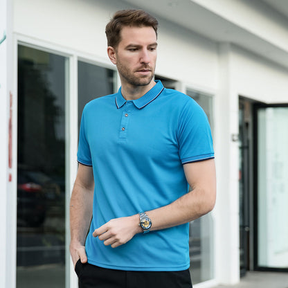 Dale – Herren Polohemd mit dünnem Kragen und kurzen Ärmeln
