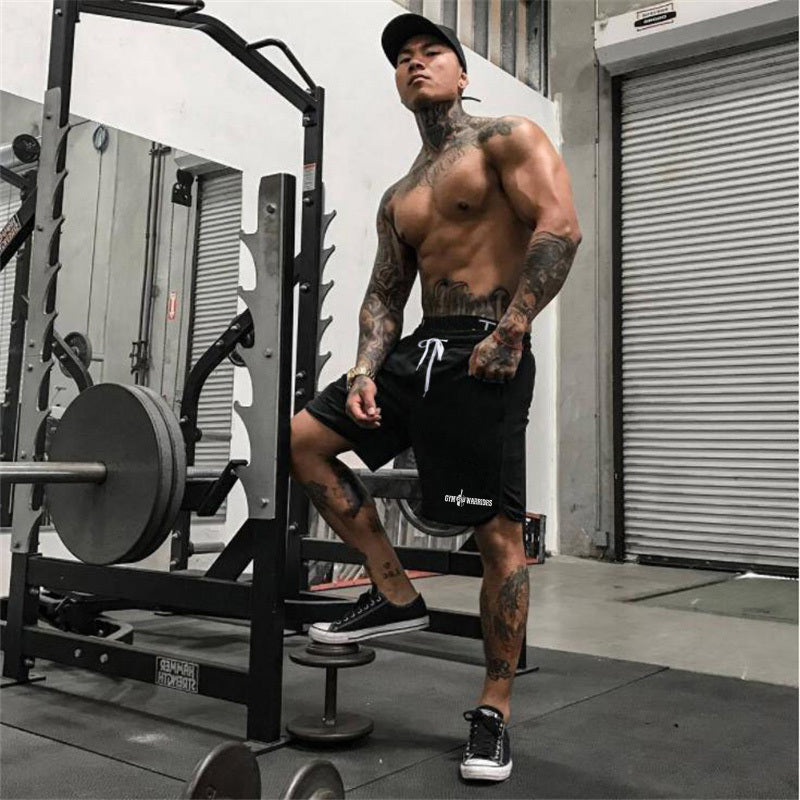 Kenneth – Schnelltrocknende Fitnessshorts aus Netz für Männer