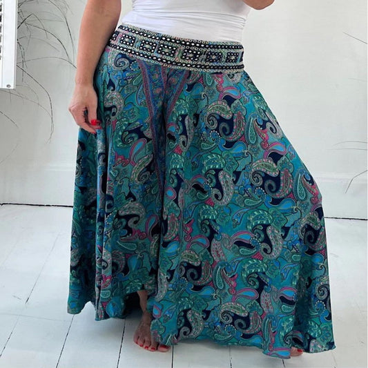 Sandra – Lockerer Rock mit weitem Saum für Damen