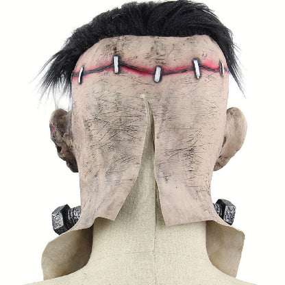 Halloween Frankenstein Monster Latex Maske für Erwachsene – Gruseliges Kostüm-Accessoire