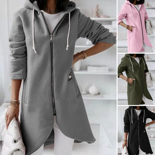 Tamara – Kapuzen-Sweatshirt mit Reißverschluss und Taschen