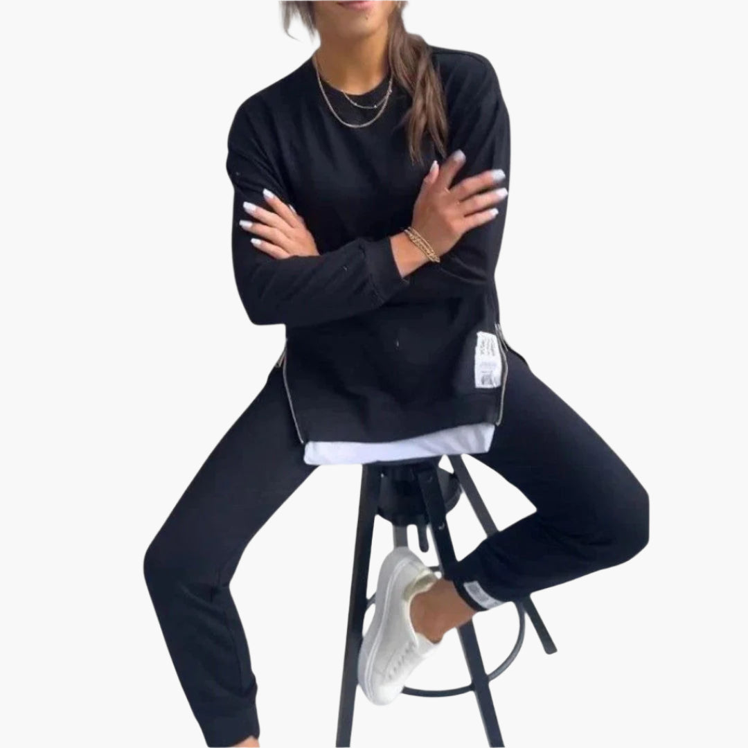 Damen Loungewear Set Zweiteilig – Bequemer Freizeitanzug für Alltag & Entspannung
