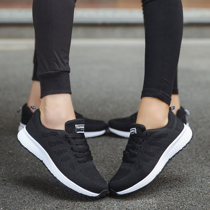 Damen Laufschuhe Atmungsaktiv Komfort Freizeit Sneaker Sportlich