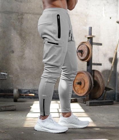 Herren Trainingsjogger – Sportliche Fitness Jogginghose mit Taschen, Modernes Slim Fit Design für Workout & Freizeit