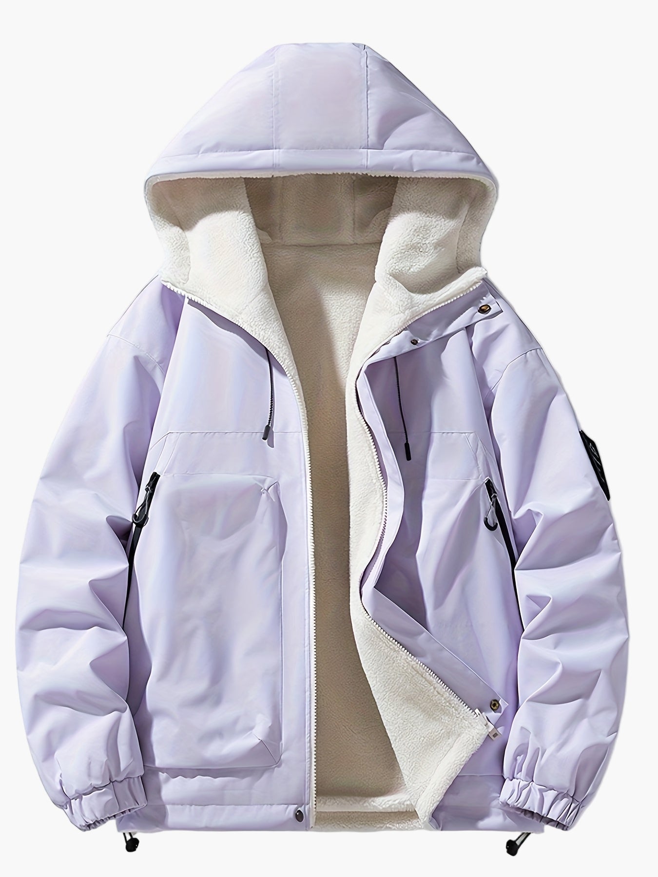 Herren Freizeit Winterjacke mit Kapuze – Modische Outdoor Übergangsjacke, Alltag & Streetwear