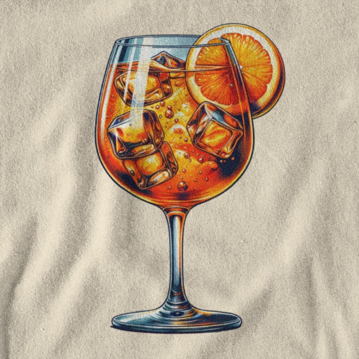 Jenny – Unisex T-Shirt mit Aperol Spritz Illustration