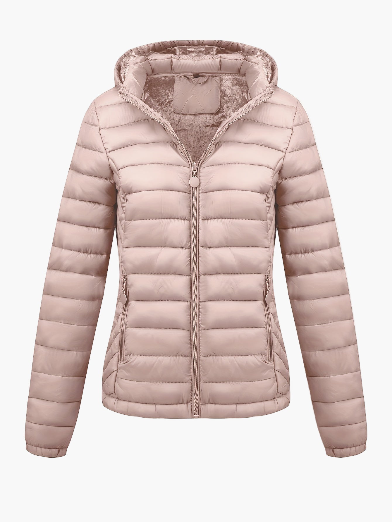 Damen Steppjacke mit Kapuze – Leichte Freizeitjacke für Herbst und Winter