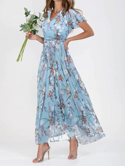 Judith – Modisches Printkleid mit Taillierung